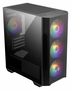 MSI MAG Forge M100R Midi Tower Negro, Transparente para Gaming