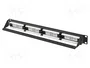 Lanberg Patch Panel 24 puertos Cat.6A UTP 1U 19 pulgadas Negro