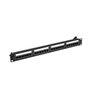 Lanberg PPUA-1024-B Patch Panel 24 Puertos Cat6a 1U Negro Montaje en Bastidor