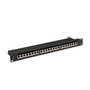 Lanberg PPS7-1024-B Patch Panel Cat7 24 Puertos 1U Negro Gestión de Cables