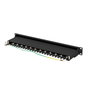 Lanberg PPS7-1024-B Patch Panel Cat7 24 Puertos 1U Negro Gestión de Cables