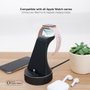 Tooq Base de Carga Inalámbrica TQCD02L para Apple Watch e iPhone, Negro