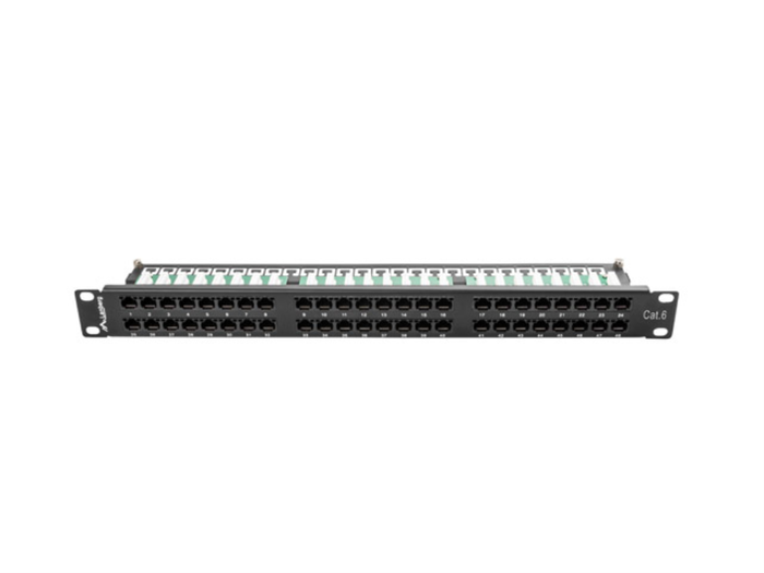 Lanberg PPU6-1048-B Panel de Parcheo 1U Negro Metal Capacidad Rack 1U Lanberg PPU6-1048-B Panel de Parcheo 1U Negro Metal Capacidad Rack 1U