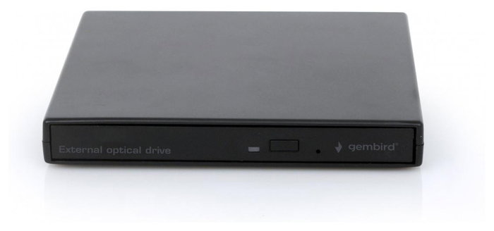 Gembird DVD-USB-04 Unidad de disco óptico DVD±RW Negro
