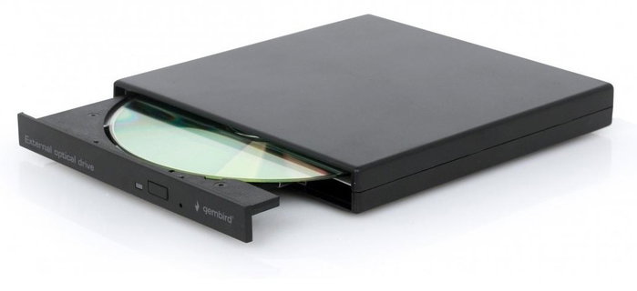 Gembird DVD-USB-04 Unidad de disco óptico DVD±RW Negro