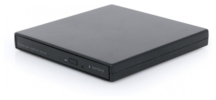 Gembird DVD-USB-04 Unidad de disco óptico DVD±RW Negro