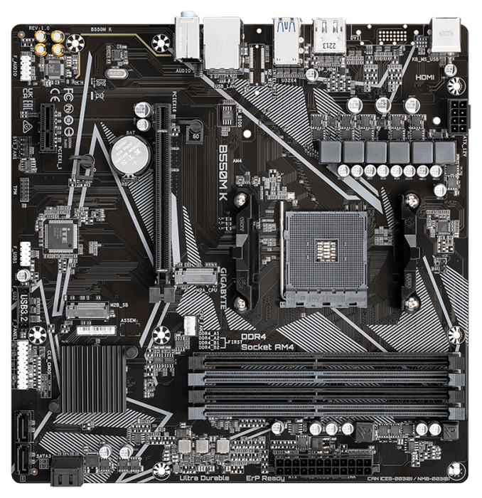 PLACA BASE B550M K GIGABYTE