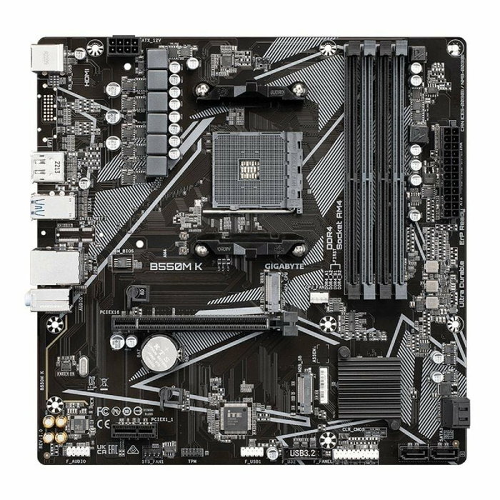 Gigabyte B550M K Micro ATX con Socket AM4 y DDR4