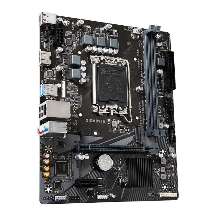GIGABYTE H610M K DDR4 DDR4 Micro ATX LGA 1700 Intel H610 Express GIGABYTE H610M K DDR4 DDR4 Micro ATX LGA 1700 Intel H610 Express
