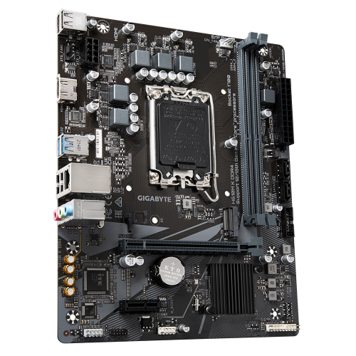 GIGABYTE H610M K DDR4 Placa Base Intel LGA1700 para CPU Intel Core 14th Gen, 3+1+1 Fases, DDR4 3200MHz, M.2 PCIe 3.0, LAN GbE, USB 3.2 Gen 1 GIGABYTE H610M K DDR4 Placa Base Intel LGA1700 para CPU Intel Core 14th Gen, 3+1+1 Fases, DDR4 3200MHz, M.2 PCIe 3.0, LAN GbE, USB 3.2 Gen 1