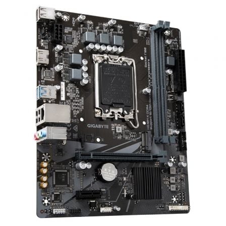 Gigabyte H610M K DDR4 - Placa Base Micro ATX Socket LGA 1700 para Intel Core 12ª/13ª Gen, Chipset H610, 2x DDR4 (64 GB Max), PCIe 4.0, M.2, HDMI, LAN GbE