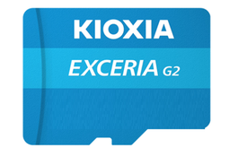 KIOXIA EXCERIA G2 128 GB MicroSDHC UHS-III Clase 10 V30 U3 Velocidad Lectura 100 MB/s