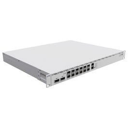 MikroTik CCR2216-1G-12XS-2XQ Router Gigabit Ethernet Plata con 12 Puertos SFP28 y Montaje en Rack