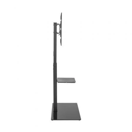 Aisens FT70S-077 Soporte de Suelo para TV 37-70 Pulgadas, Giro ±35°, Bandeja DVD, VESA hasta 600x400 mm, Carga 40 kg, Negro