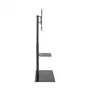 Aisens FT70S-077 Soporte de Suelo para TV 37-70 Pulgadas, Giro ±35°, Bandeja DVD, VESA hasta 600x400 mm, Carga 40 kg, Negro