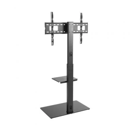 Aisens FT70S-077 Soporte de Suelo para TV 37-70 Pulgadas, Giro ±35°, Bandeja DVD, VESA hasta 600x400 mm, Carga 40 kg, Negro