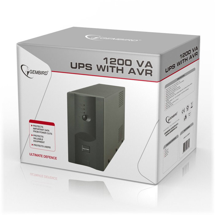 Gembird UPS-PC-1202AP Sistema de alimentación ininterrumpida 1,2 kVA 720 W