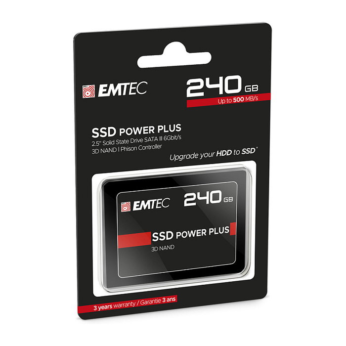 Emtec X150 Power Plus 240 GB 2.5 pulgadas SATA III Negro