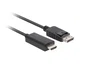 Lanberg Cable DisplayPort a HDMI Macho-Macho 1,8m Negro CA-DPHD-11CC-0018-BK