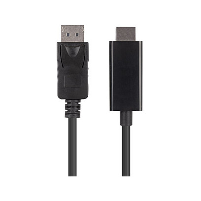 Lanberg Cable DisplayPort a HDMI Macho-Macho 1,8 m Negro