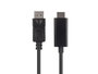 Lanberg CA-DPHD-11CC-0010-BK Adaptador de Cable DisplayPort 1.1 a HDMI Macho-Macho 1m, Negro, Resolución 1080p