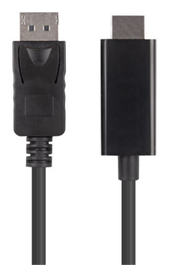 Lanberg Cable DisplayPort a HDMI Macho-Macho 1m ca-dphd-11cc-0010-bk