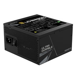 Gigabyte UD1000GM PG5 Fuente de Alimentación ATX 1000W 80 Plus Gold Modular, PCIe 5.0 16-Pines, Ultra Durable, Conectores SATA, Ventilador HDB 120mm, Color Negro