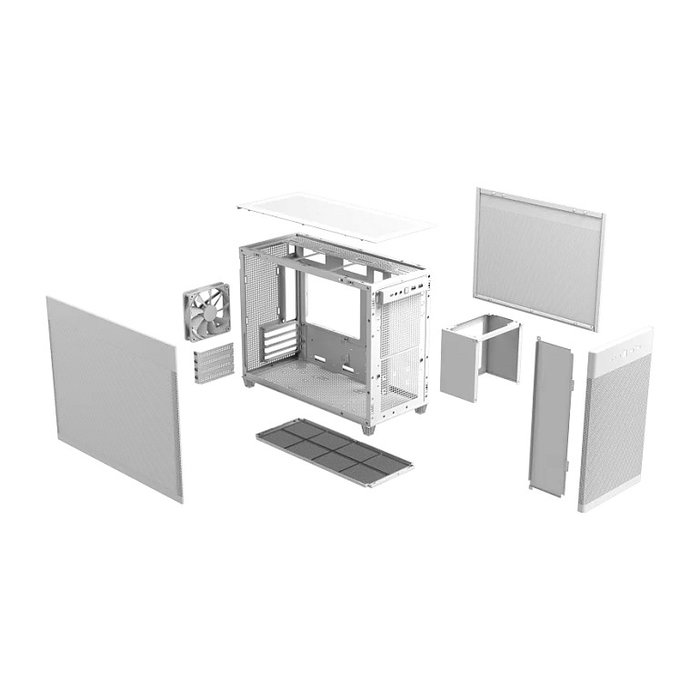 Asus AP201 PRIME CASE TG WHITE Mini Tower Blanco Asus AP201 PRIME CASE TG WHITE Mini Tower Blanco