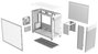 Asus AP201 PRIME CASE TG WHITE Mini Tower Blanco