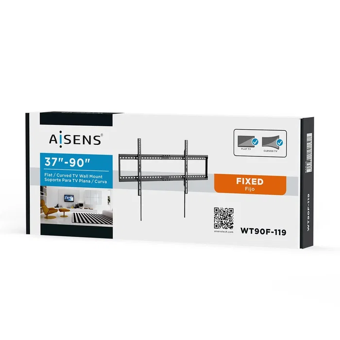 Aisens Soporte ECO Ultra Delgado para TV/Monitor 37-90 pulgadas, 75kg