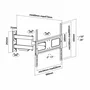 Aisens Soporte de Pared Giratorio e Inclinable WT70TSLE-025 para TV 37-70 pulgadas