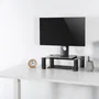 Aisens Soporte Elevador de Cristal MR01C-109 Negro