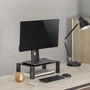 Aisens Soporte Elevador de Cristal MR01C-109 Negro