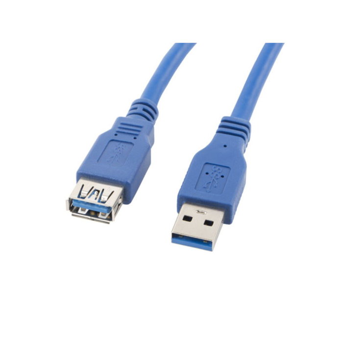 Lanberg Cable Alargador USB 3.0 CA-US3E-10CC-0030-B 3m Azul