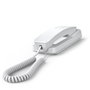 Gigaset DESK 200 Teléfono Fijo Blanco con Cable para Sobremesa y Pared, Marcación Rápida, Compatible con Audífonos