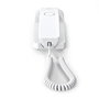 Gigaset DESK 200 Teléfono Fijo Blanco con Cable para Sobremesa y Pared, Marcación Rápida, Compatible con Audífonos