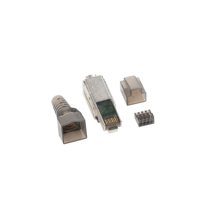 Lanberg PLSA-6000TL Conector RJ-45 Cat.6a FTP 8P8C Plata