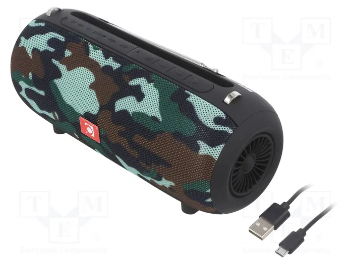 GEMBIRD SPK-BT-17-CM Altavoz Bluetooth Camuflaje con Radio FM