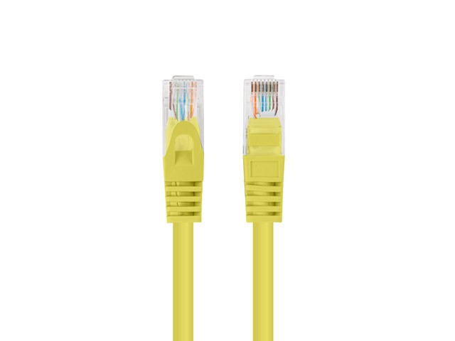 Lanberg Cable de Red Latiguillo Cat.6 U/UTP Amarillo 750 cm