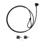 Tooq Cable de Seguridad T-LOCK con Llave 1.5m Gris Oscuro