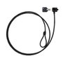 Tooq Cable de Seguridad T-LOCK con Llave, 1.5 metros, Gris Oscuro