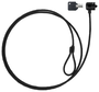 Tooq Cable de Seguridad T-LOCK con Llave, 1.5 metros, Gris Oscuro