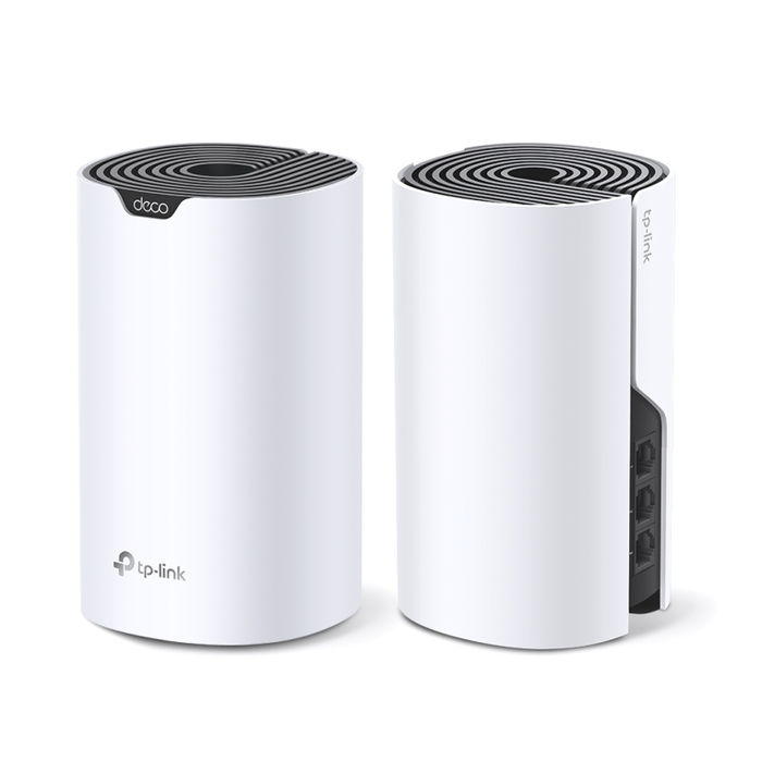 TP-LINK Deco S7 - Kit Inicio Sistema WiFi Mesh, Paquete Doble (2 Unidades), Color Blanco