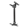 Aisens CP02TSRE-051 Soporte de Techo Universal para Proyector Giratorio Inclinable Extensible 575-825mm Carga 20kg Aluminio