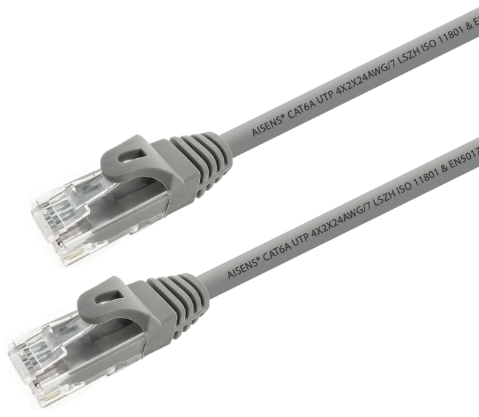 Aisens Cable de Red Cat.6A U/UTP 10m Gris RJ45
