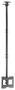 Aisens Soporte de Techo Giratorio e Inclinable para TV 23-43 Pulgadas Negro