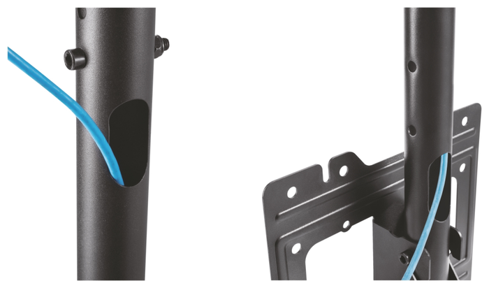 Aisens Soporte de Techo Giratorio e Inclinable para TV 23-43 Pulgadas Negro