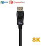 Aisens Cable DisplayPort 1.4 Certificado 8K 60Hz 2m Negro