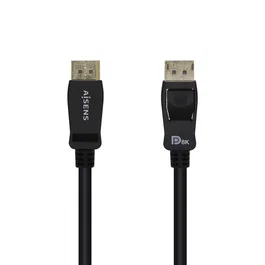 AISENS - CABLE DISPLAYPORT CERTIFICADO V1.4 8K@60HZ, DP/M-DP/M, NEGRO, 3.0M