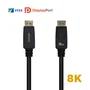 Aisens Cable DisplayPort 1.4 Certificado 8K@60Hz 3m Negro
